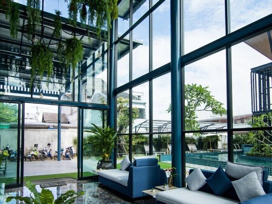 Lobby sitting area