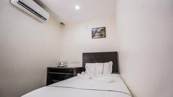 Down duvets, memory-foam beds, individually decorated, desk