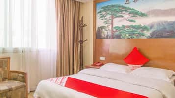 Free WiFi, bed sheets