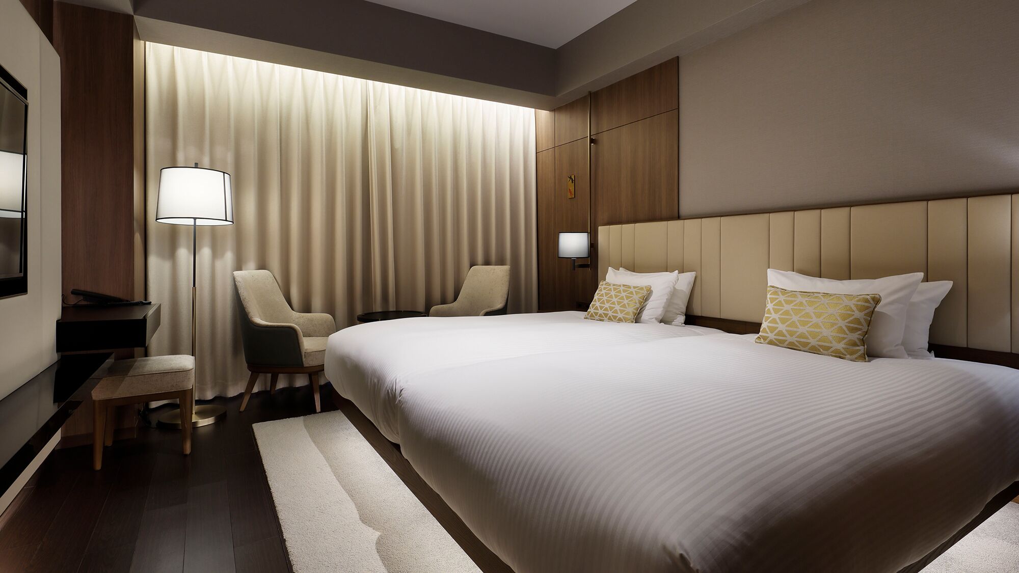 In-room safe, blackout drapes, WiFi (free), bed sheets