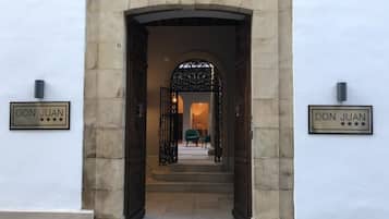 Entrada de l'allotjament