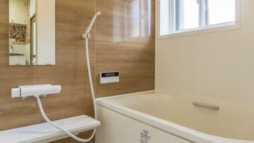 Entire House Rental | Bathroom | Separate tub and shower, free toiletries, hair dryer, slippers