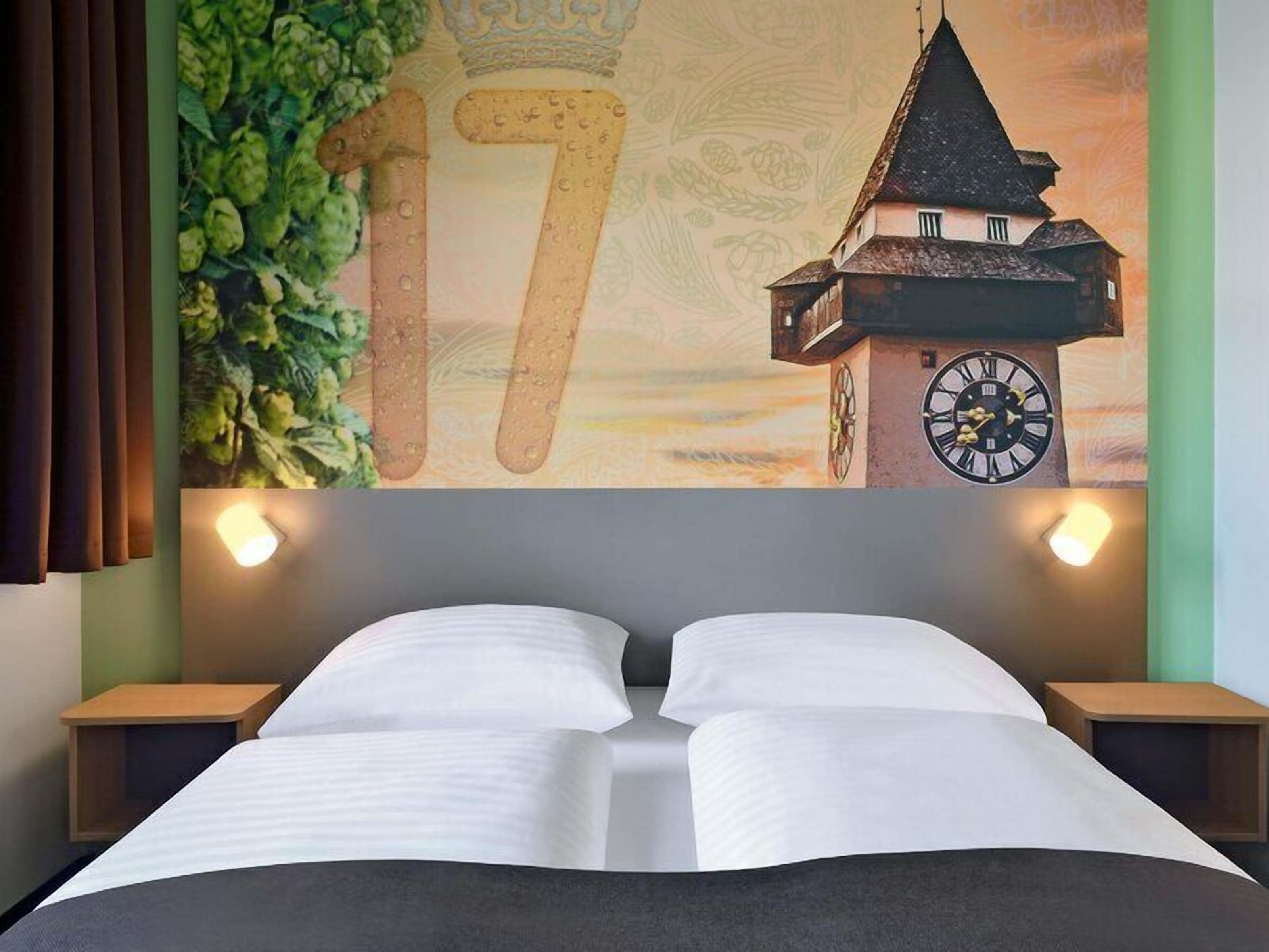 Doppelzimmer | Schreibtisch, schallisolierte Zimmer, kostenloses WLAN, Bettwäsche