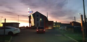 Front of property – evening/night