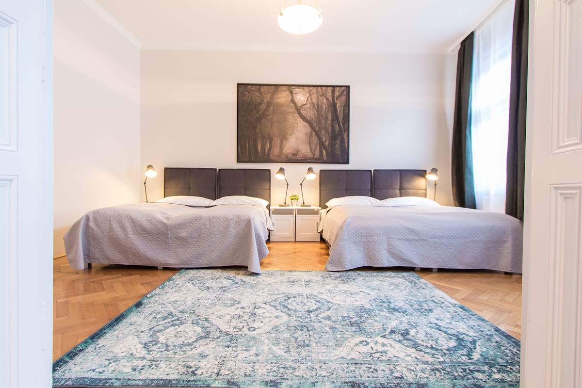 Grand-Apartment | 2 Schlafzimmer, Bügeleisen/Bügelbrett, kostenloses WLAN