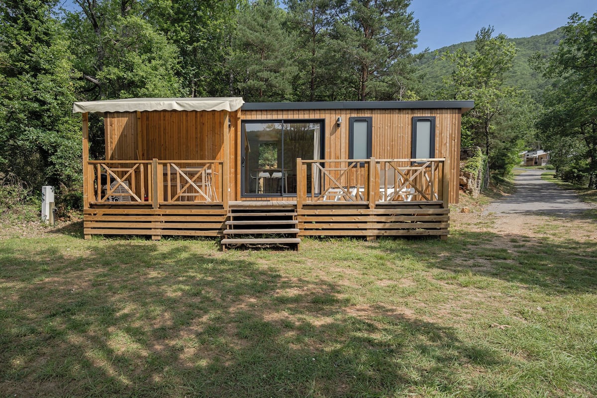 Stacaravan (Navacelle) | 2 slaapkamers, gratis wifi