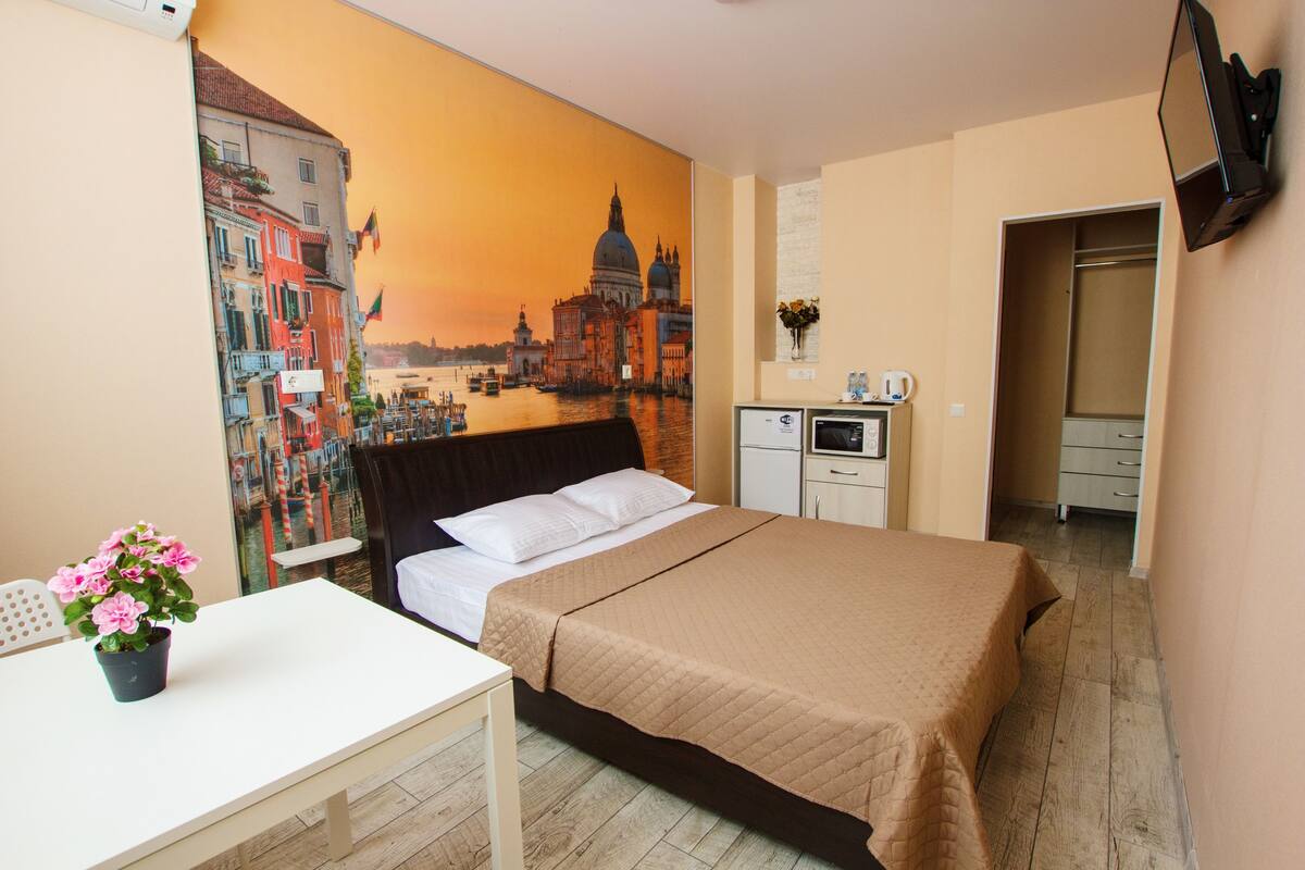 Habitación estándar (Venice) | Ropa de cama de alta calidad, edredón y camas con efecto memoria