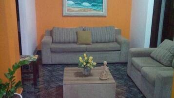 Área de estar no saguão