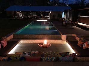 Front of property - evening/night