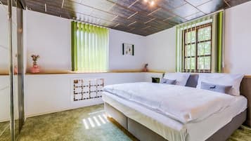 Deluxe-Apartment, 1 Schlafzimmer | 1 Schlafzimmer, hochwertige Bettwaren, Daunenbettdecken