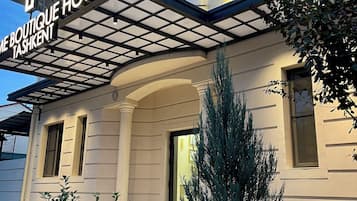 Voorkant van accommodatie