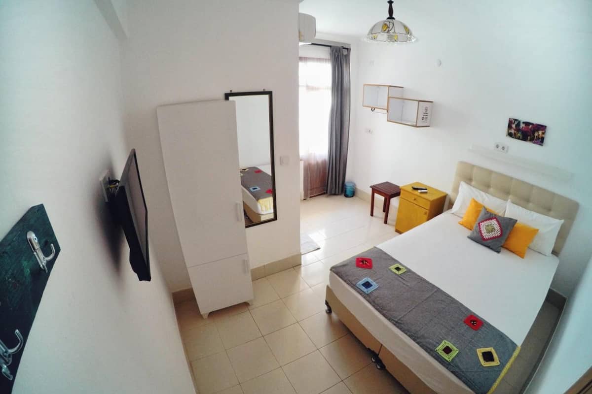 minibar, desk, blackout curtains, free wifi