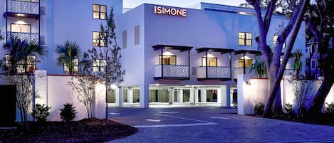 Front of property - evening/night