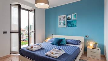 Kamar Double, balkon (Elena Carolina) | Wi-Fi gratis dan seprai linen