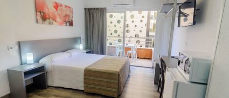 Minibar, blackout drapes, travel crib, free WiFi