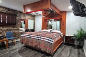 Egyptian cotton sheets, premium bedding, desk, blackout curtains