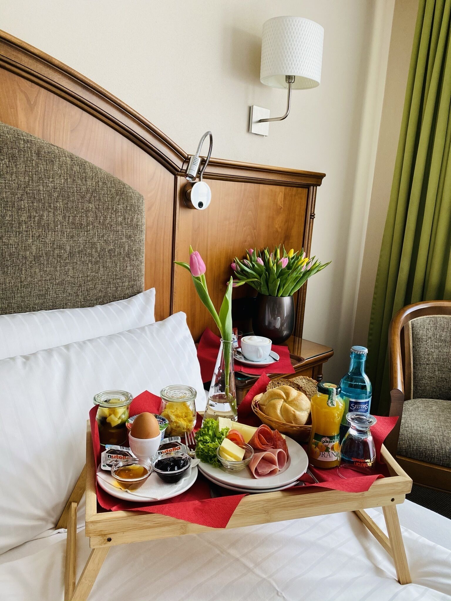 Daily buffet breakfast (EUR 15.00 per person)