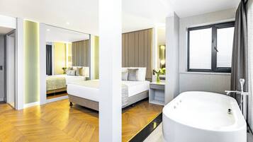 Suite Exclusive, vasca da bagno | Biancheria da letto di alta qualità