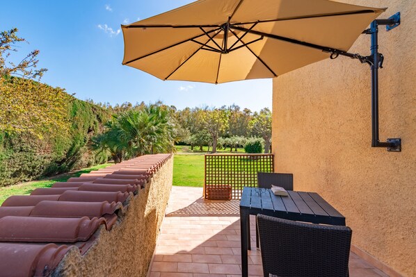 Habitación doble superior | Terraza o patio