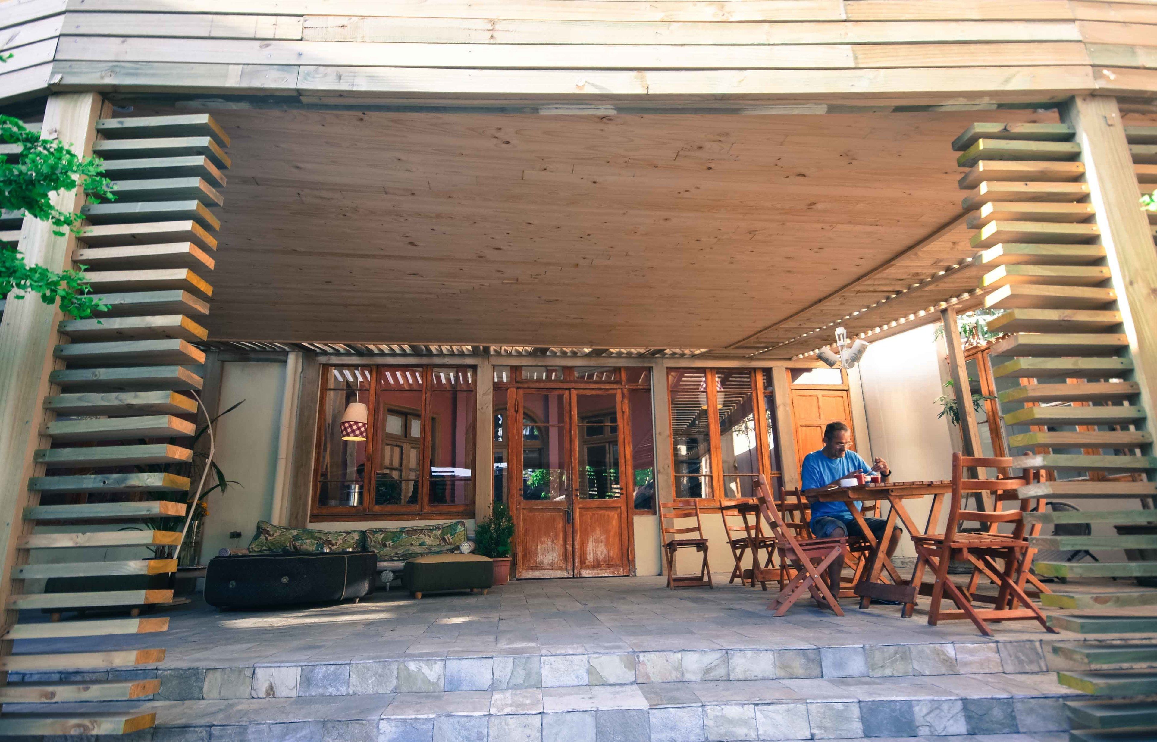 Entrada de la propiedad