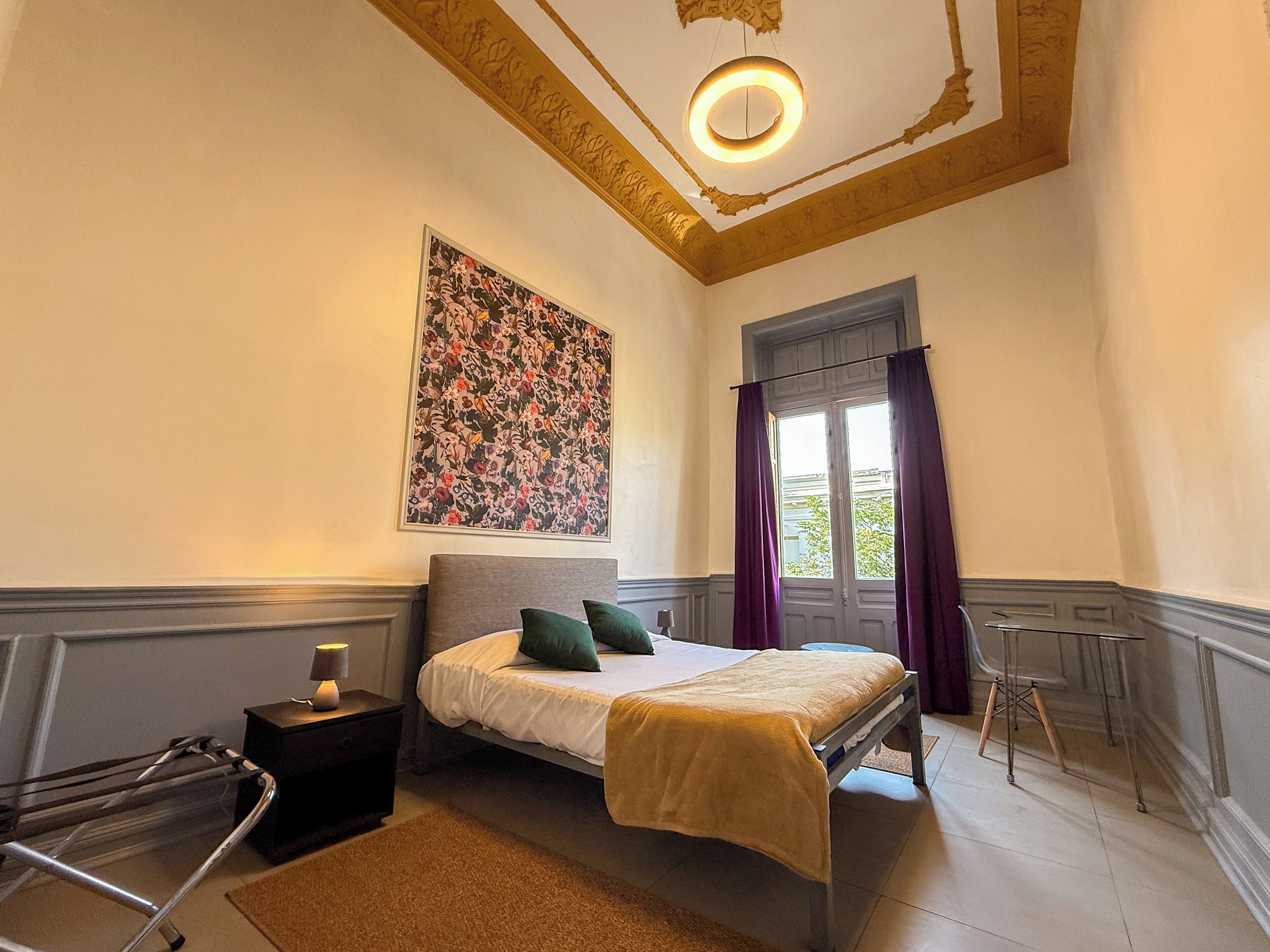 Double Room, 1 Double Bed, Shared Bathroom