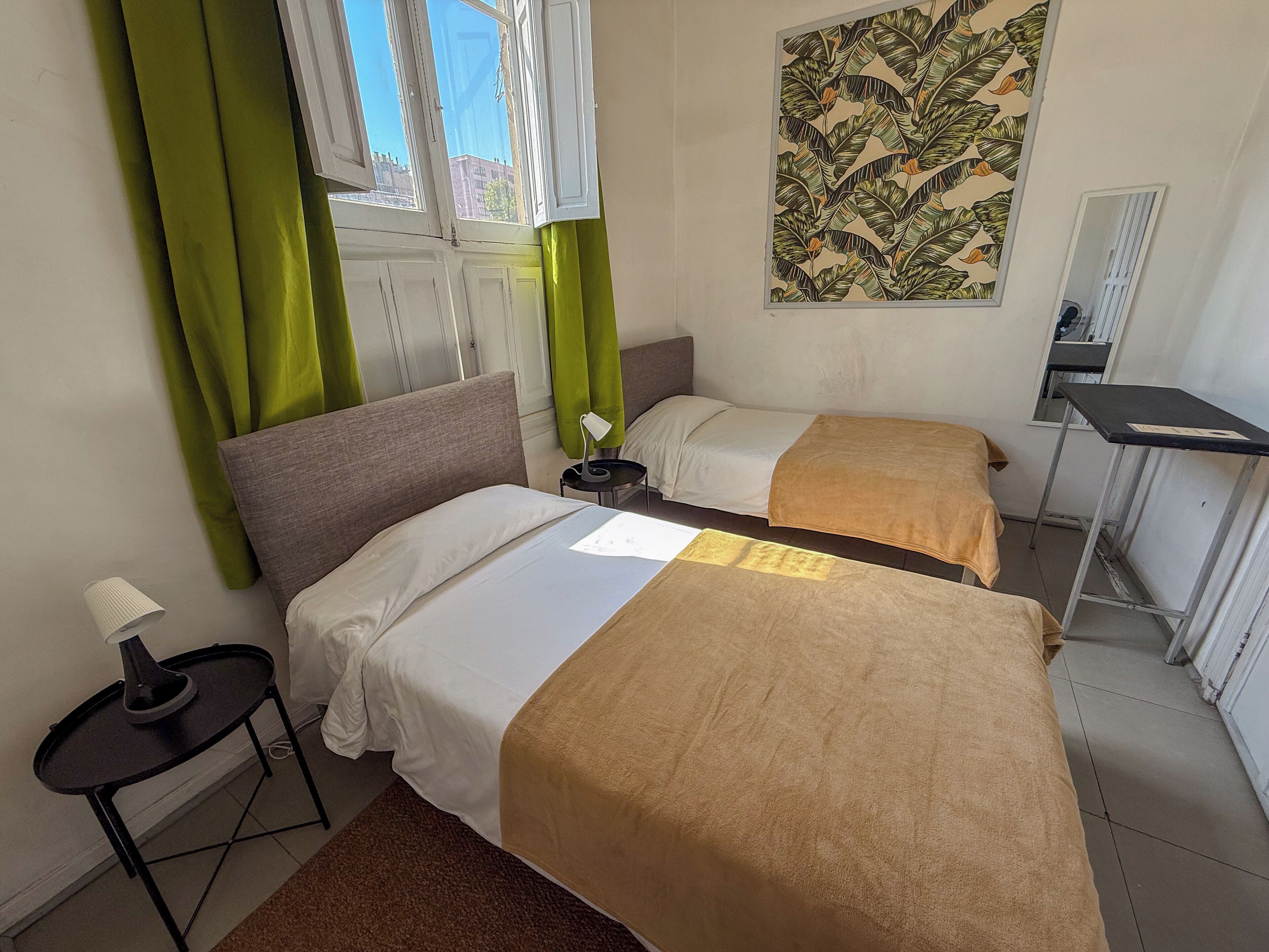 Twin Room, Shared Bathroom