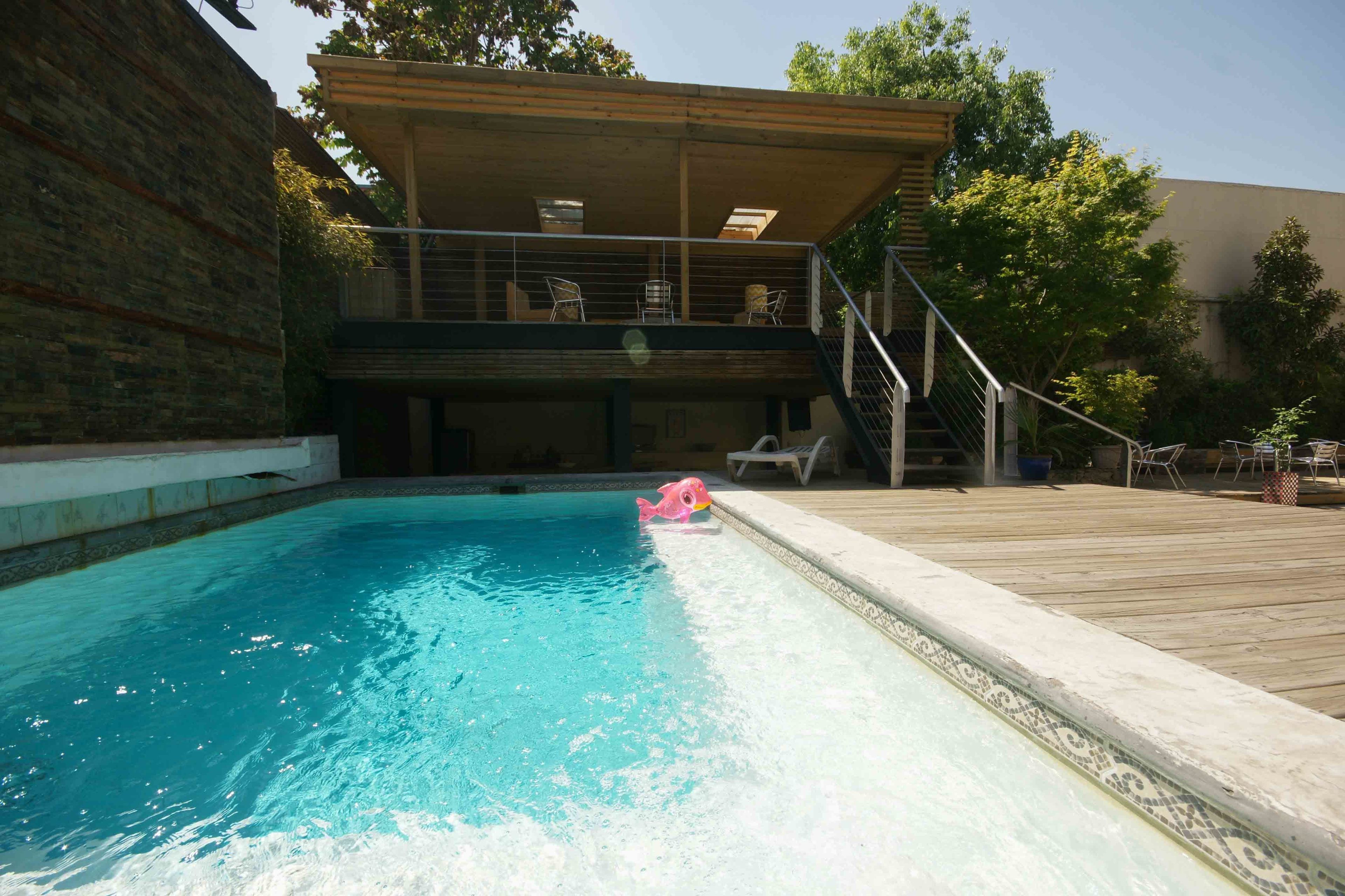 Piscina all'aperto, ombrelloni da piscina