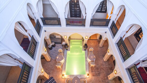 Interior entrance - Riad Aliya (Marrakech)