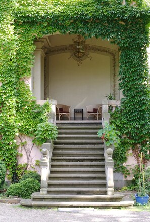 Entrada de la propiedad