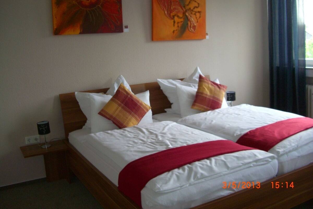 Ropa de cama hipoalergénica, escritorio, cortinas opacas