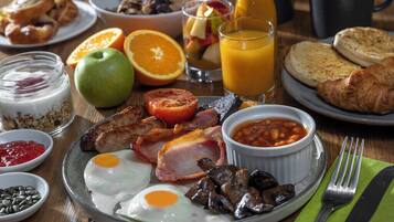 Daily English breakfast for a fee
