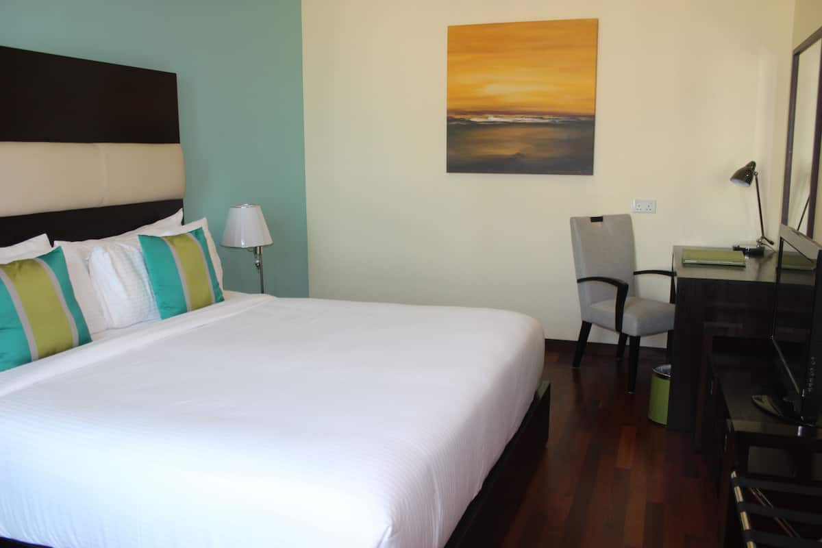 Hypoallergeen beddengoed, donsdekens, pillowtop-bedden, een minibar