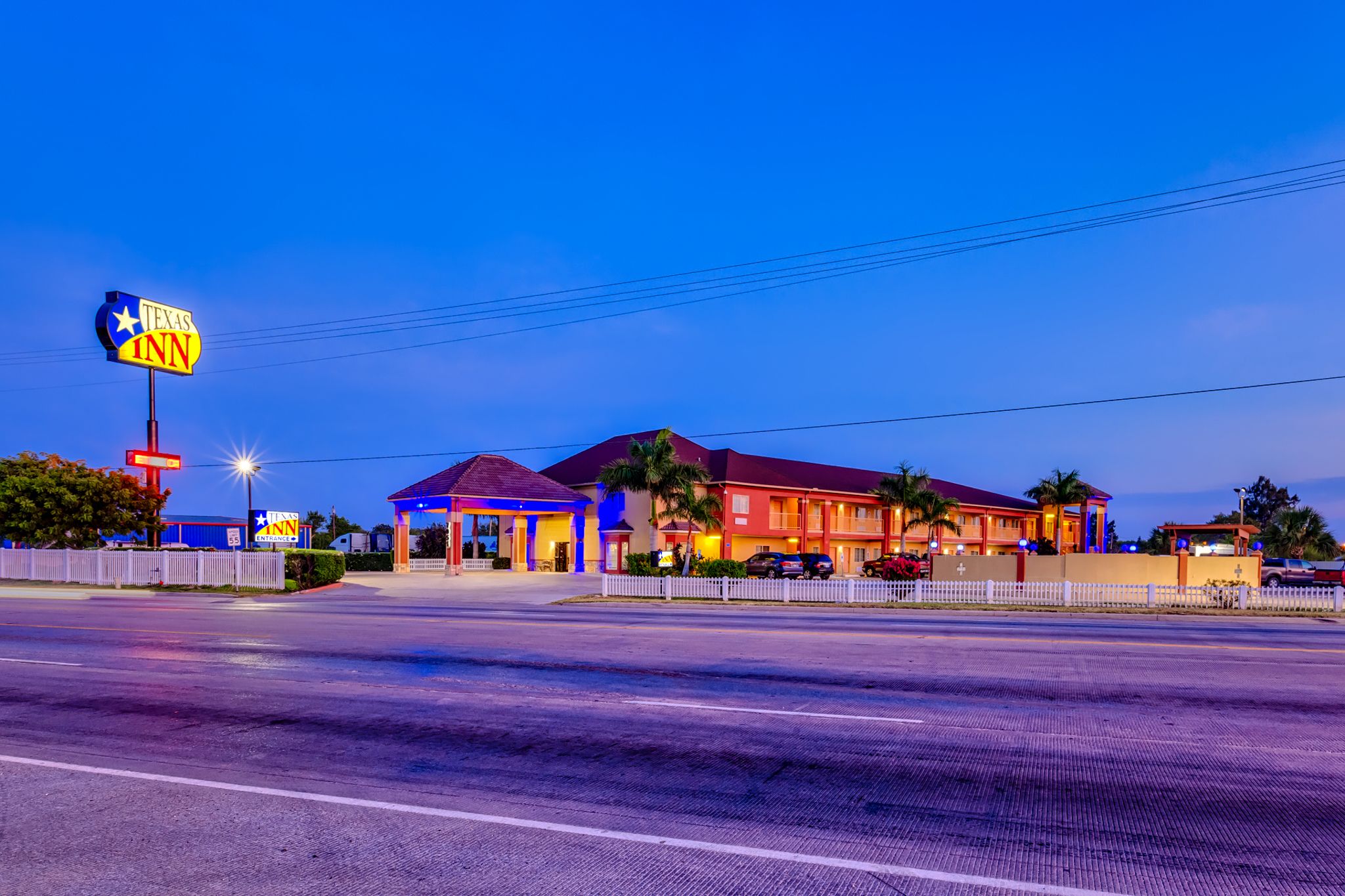 front of property – evening/night