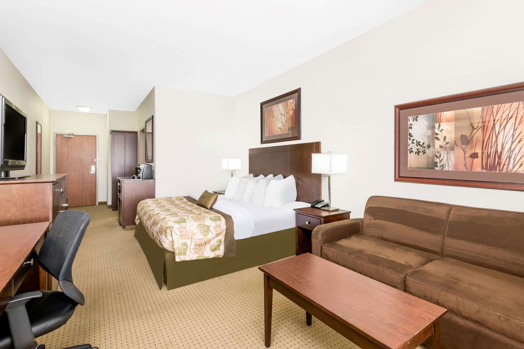 Ropa de cama de alta calidad y escritorio 