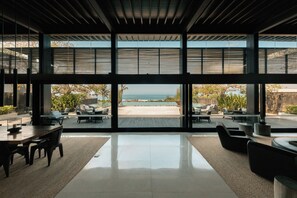 Soori Estate | Living area | 42-inch LCD TV with cable channels, TV, DVD player