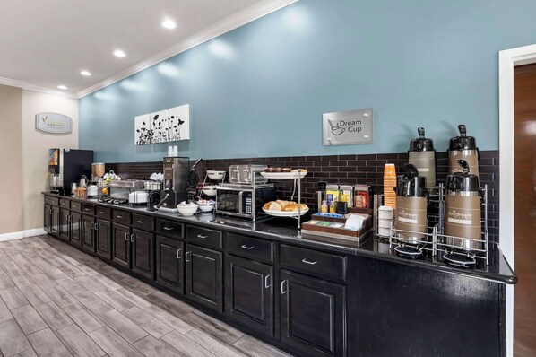 Free buffet breakfast