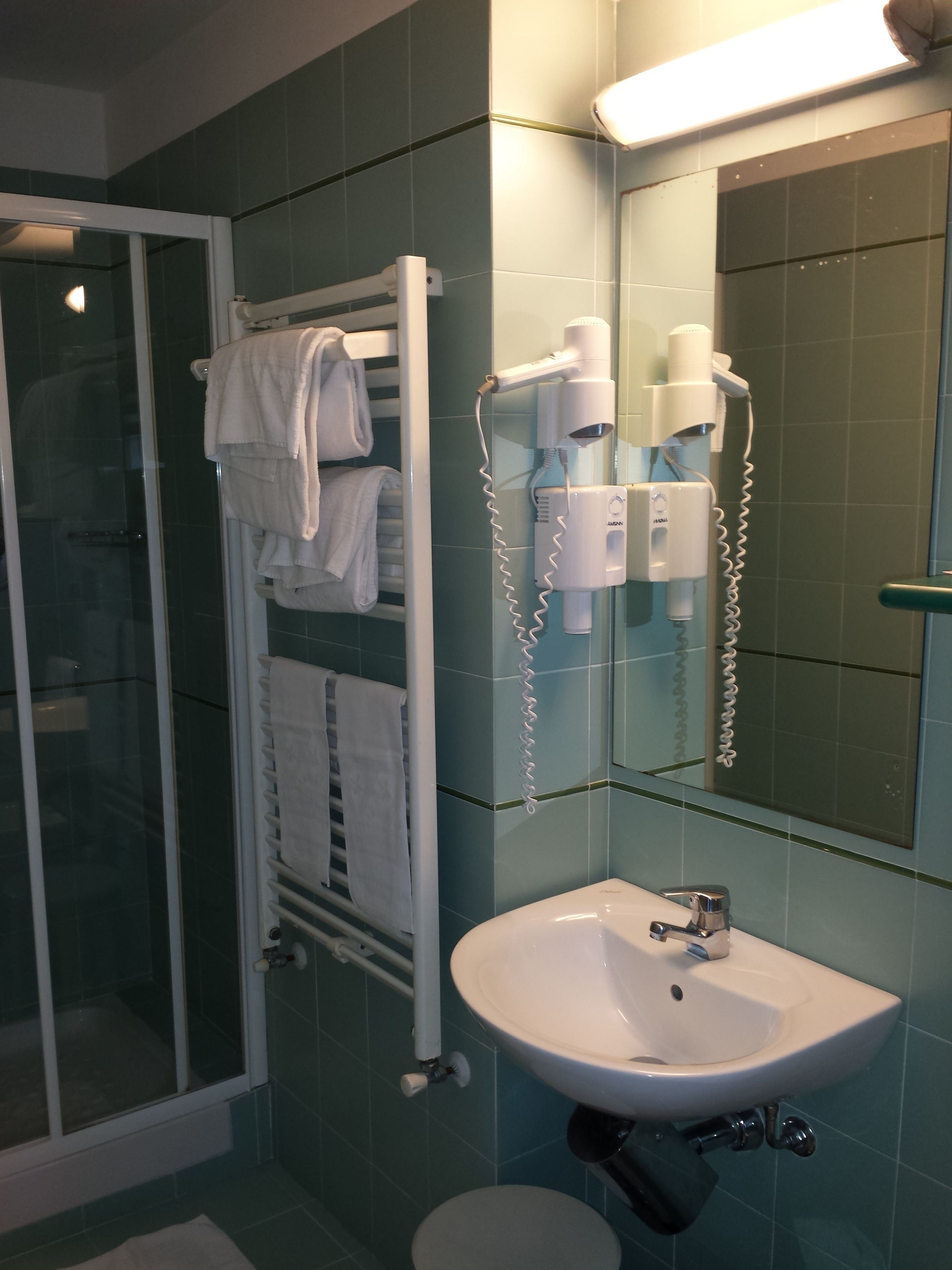 free toiletries, hair dryer, bidet