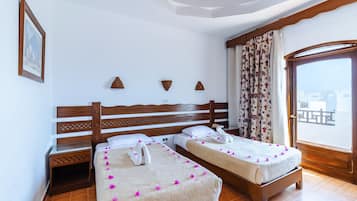 Egyptian cotton sheets, minibar, in-room safe, desk