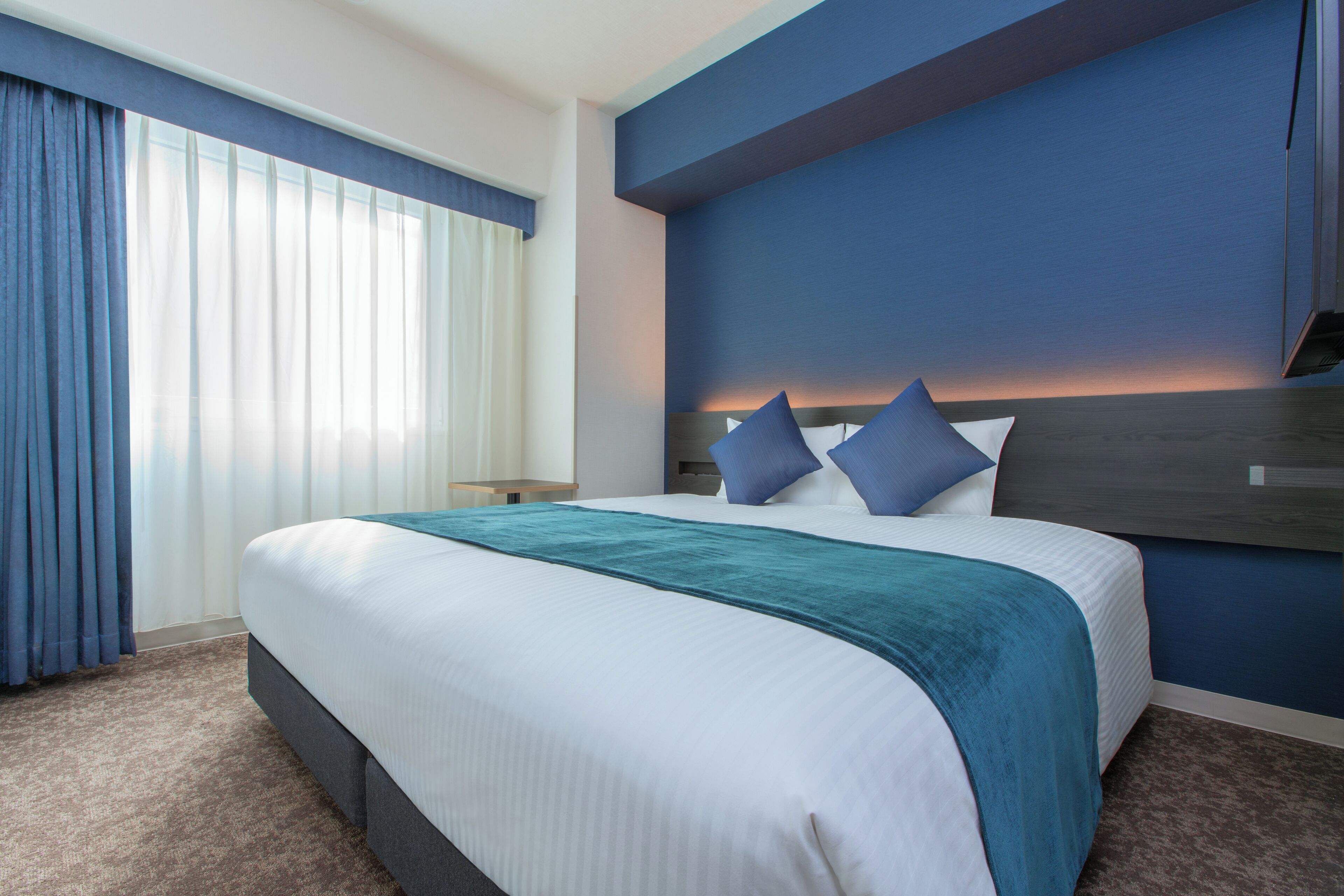 Habitación, para no fumadores (Hollywood King) | Caja de seguridad en la habitación y cortinas blackout 