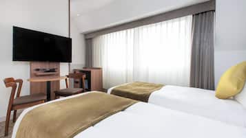 Superior Twin Room, Non Smoking | In-room safe, blackout drapes, iron/ironing board, free WiFi