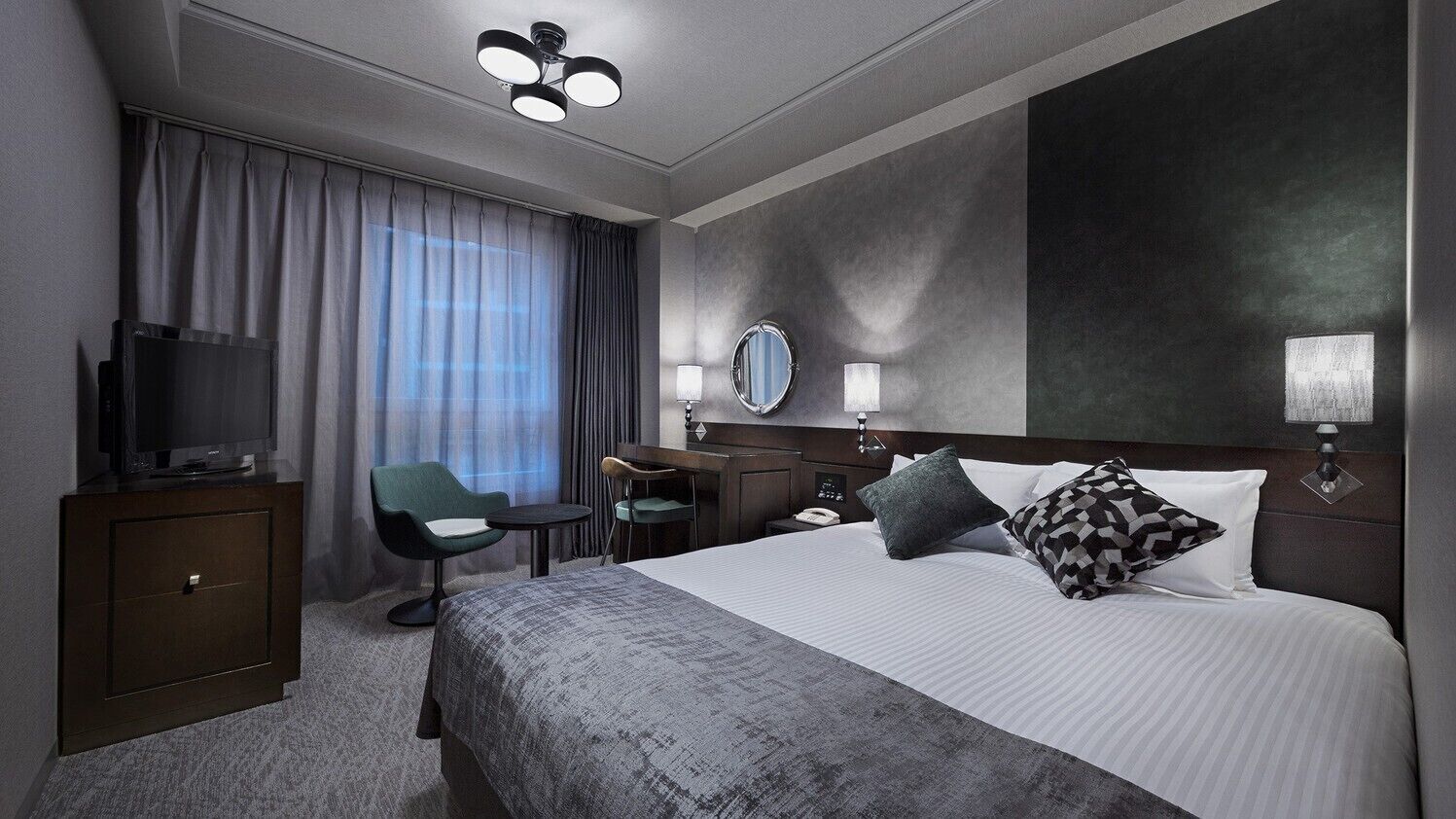 In-room safe, blackout drapes, iron/ironing board, bed sheets
