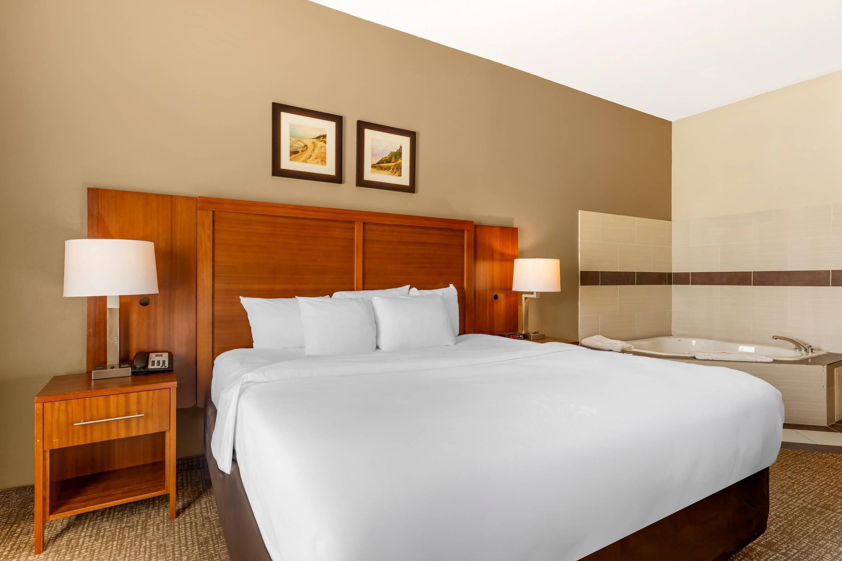 suite, 1 king bed, accessible, non smoking (roll-in shower) | desk, iron/ironing board, free cots/infant beds, rollaway beds