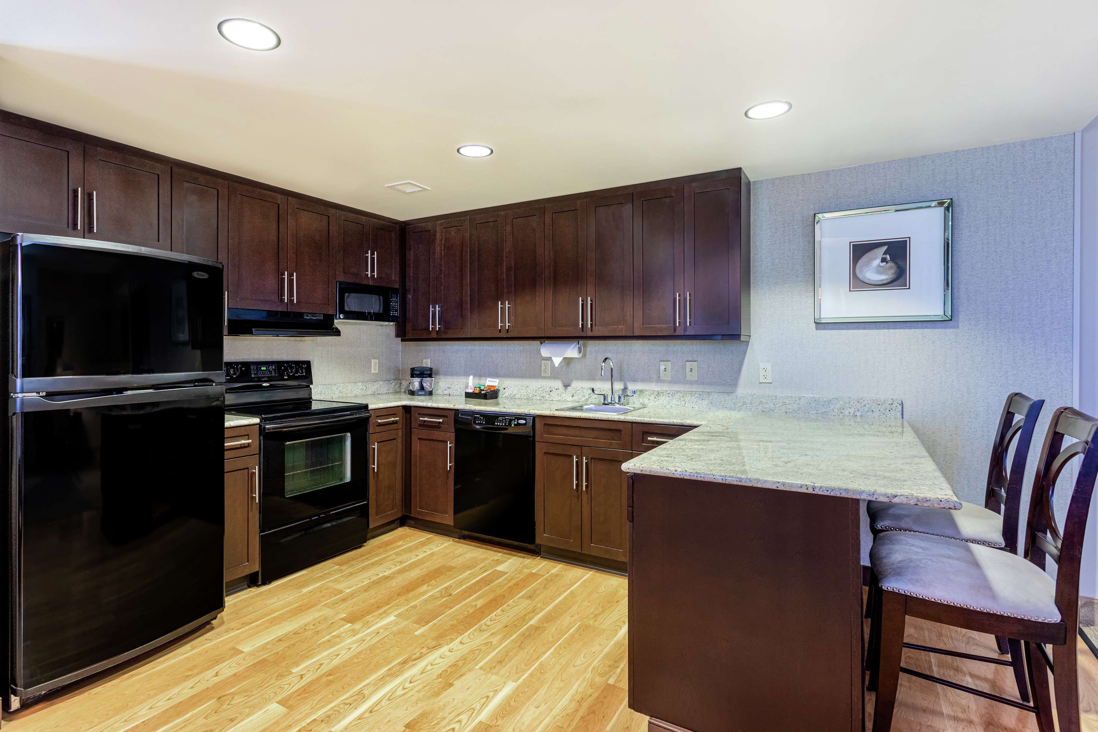 presidential two king and one sofa bed non-smoking | private kitchen | full-sized fridge, microwave, stovetop, dishwasher