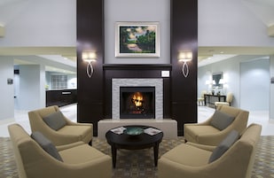 Área de estar no saguão