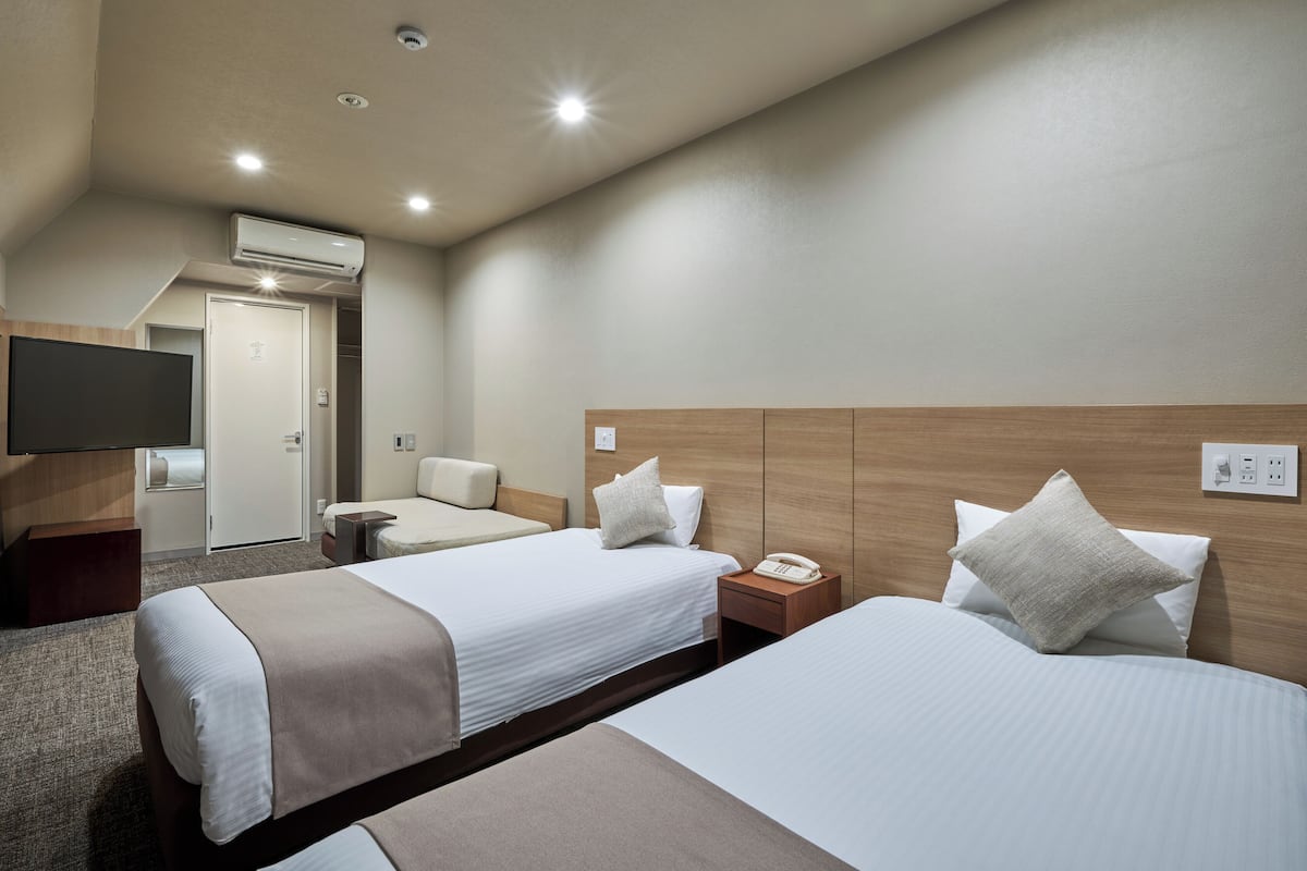 Habitación superior con 2 camas individuales, 2 camas individuales, no fumadores | Caja fuerte, tabla de planchar con plancha, wifi gratis y ropa de cama