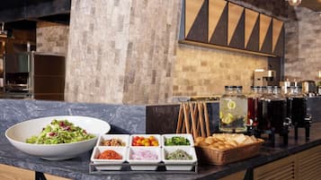 Daily buffet breakfast for a fee