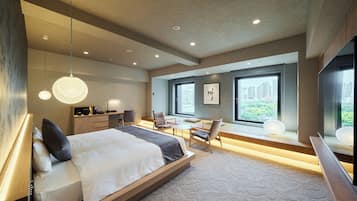 Camera Executive, non fumatori (King Room with Tatami Area) | Una cassaforte in camera, tende oscuranti, insonorizzazione