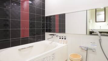 Free toiletries, hair dryer, bidet, towels