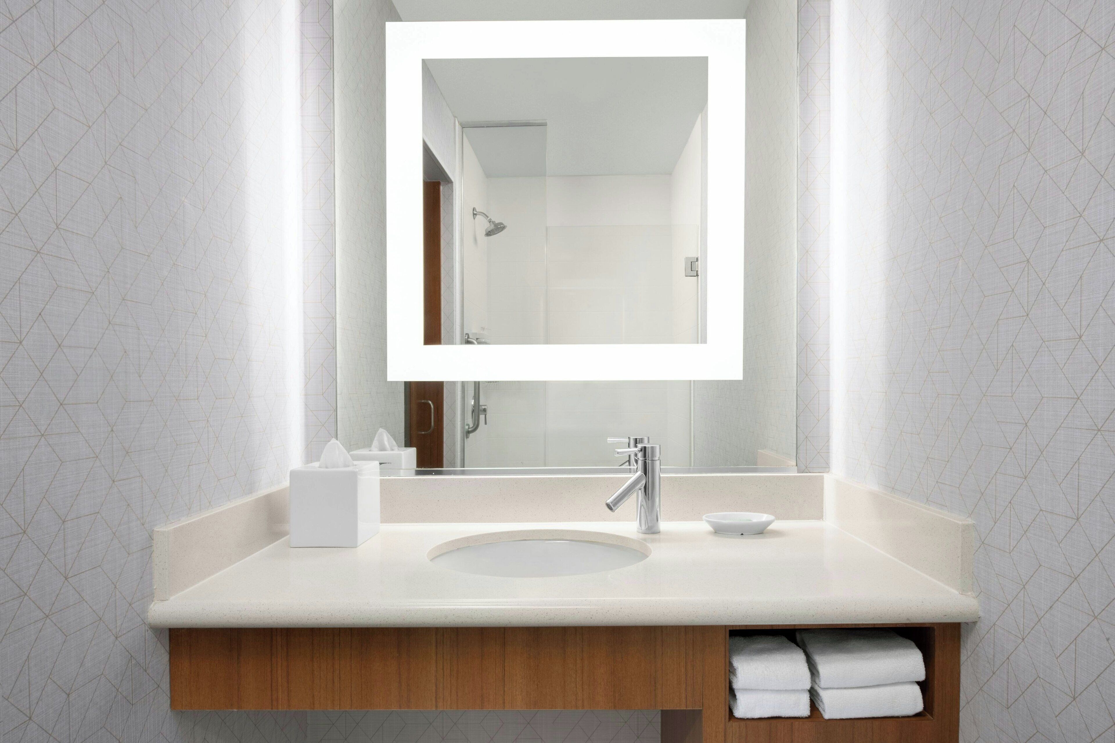 free toiletries, hair dryer, towels