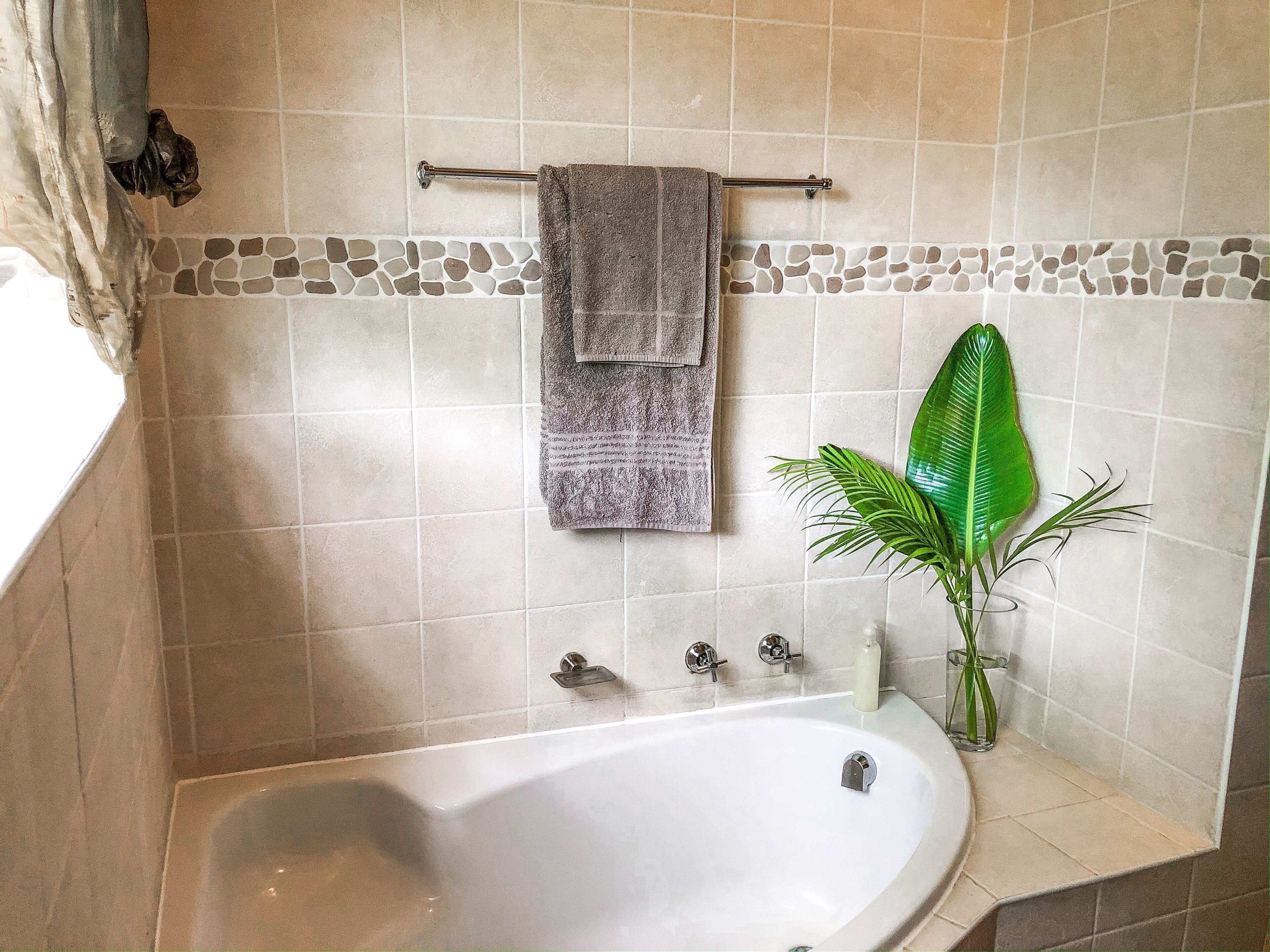 family apartment, 2 bedrooms, patio, garden view | bathroom | shower, free toiletries, hair dryer, towels